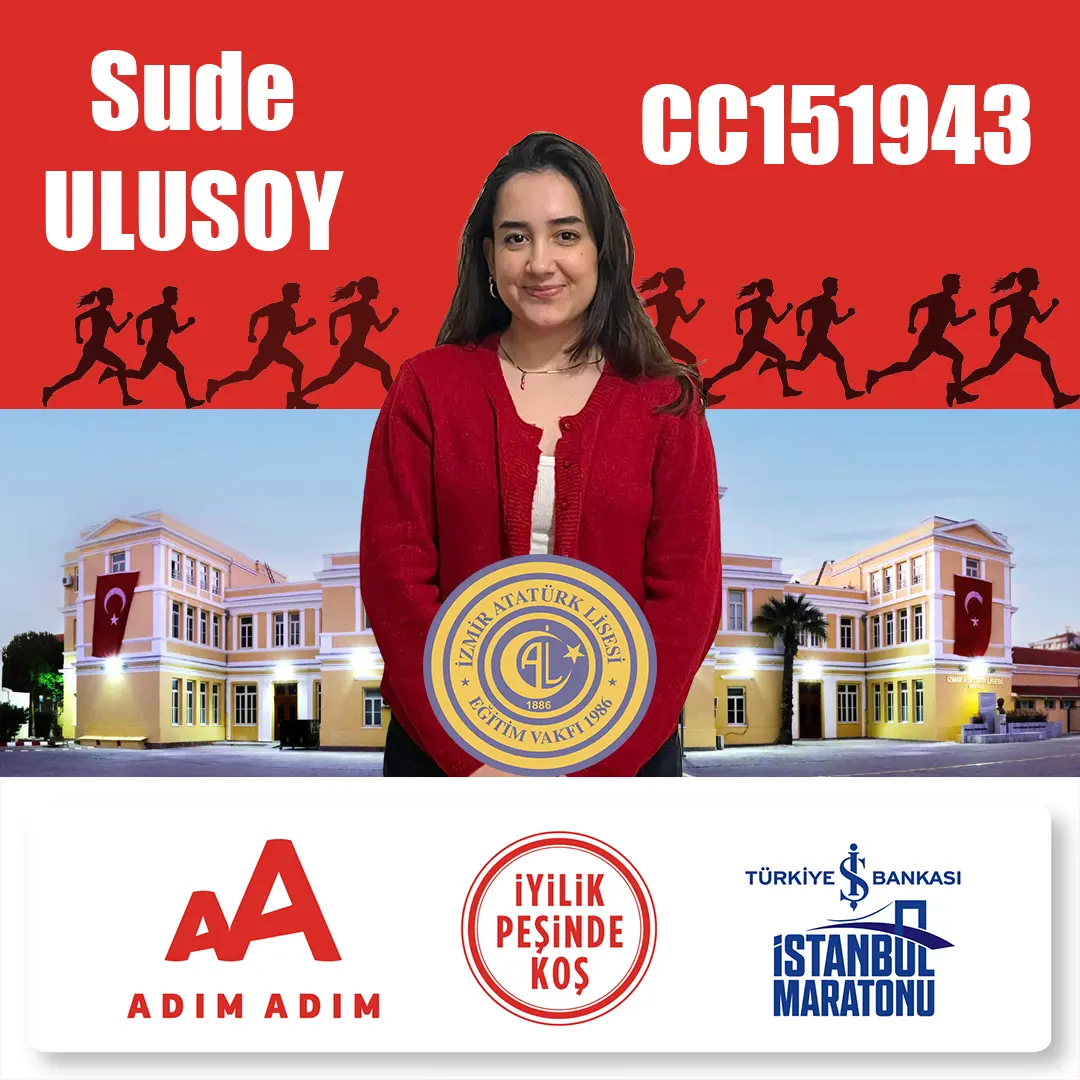 Sude Ulusoy — İZALEV maraton kampanyası CC151943